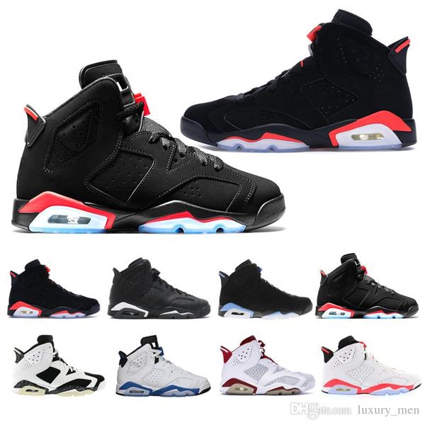 

2019 mens basketball shoes classic 6 6s jsp reflective unc black blue white infrared low chrome women men sport blue red alternate black cat
