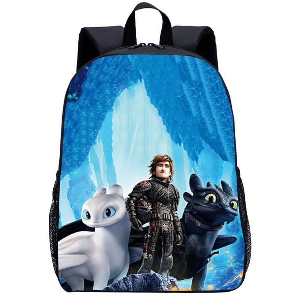 

how to train your dragon kids cartoon backpack children student bag back pack school fancy children bag lovely gift