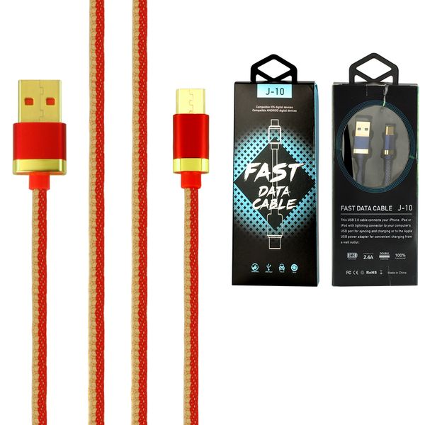 

Nylon 1M Braided Cables 2.4A USB Cables Chargings Data Lines For iPhone Android Chargers Mobile Phones Sync Cables With Retail Package