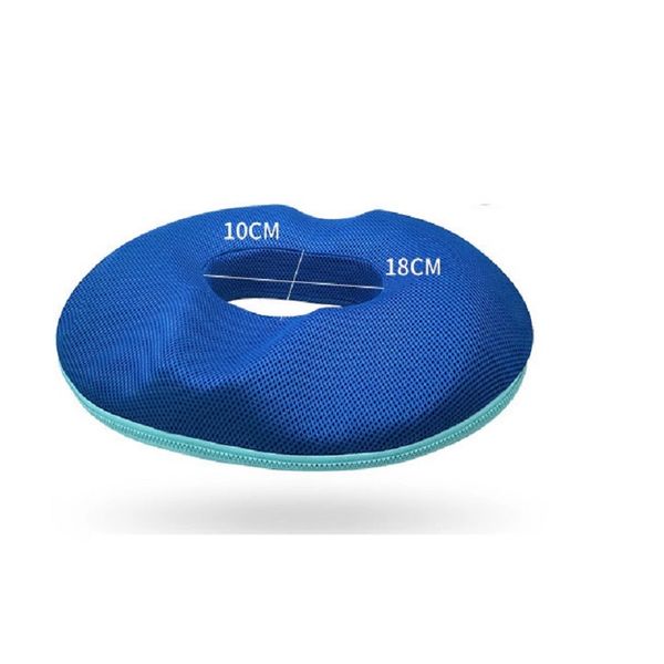 

coccyx round summer mesh fabric memory foam hollow beautiful hip pillow office protection tailfor ladies anti-decubitus solid