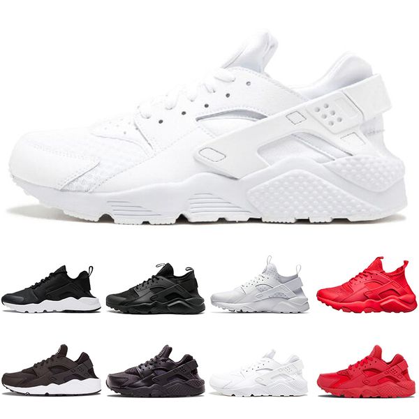 

2019 designer white ace huarache 4.0 iv 1.0 running shoes classic triple black red men women brand huaraches luxury sports sneakers