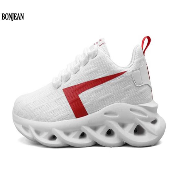 

2019 men's autumn new flying woven mesh running shoes breathable sports shoes men's casual net red white i, Black