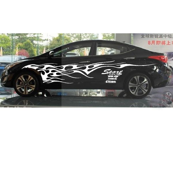 

car fire rug body stickers decals tattoo car carved personalized covers