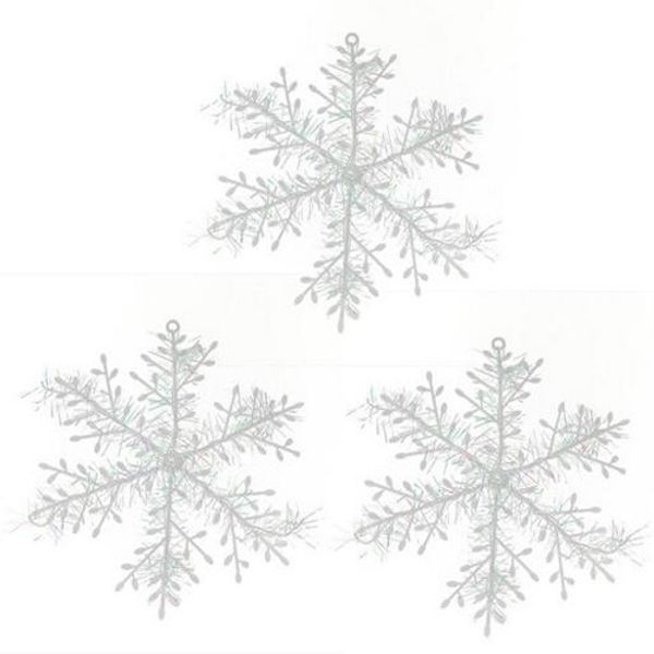 

diameter 11cm tree decorations white snowflake ornament christmas party decoration for home artificial snow