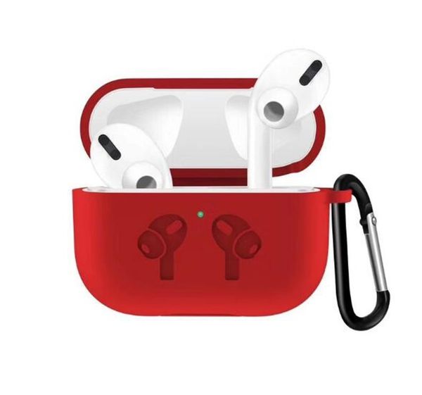 

для airpods pro tpu мягкий глянцевый чехол щит протектор рукав чехол для airpods 3 чехол с анти потерянным крючком застежка брелок
