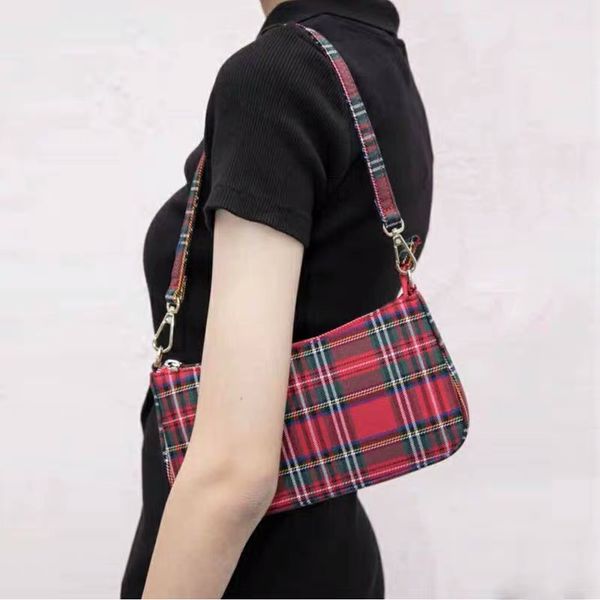 

женщины plaid сумки урожай canvas женские сумки плеча партии вечера кошельки сцепления и сумки слинг ручные сумки