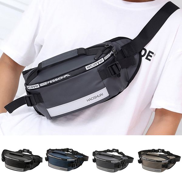 

men fashion should bags sport crossbody bag single chest waist phone bag casual fashion comfortable soft daily