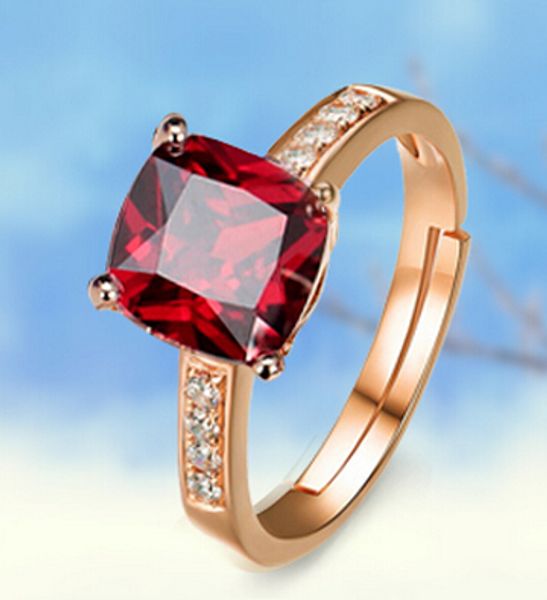

504 all-match multicolored ring female zircon alive, Slivery;golden