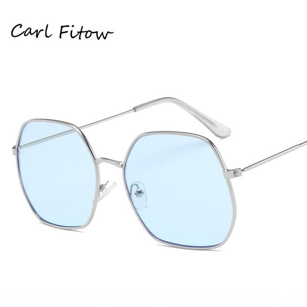 

2019 polygon fashion all-match sun decorative sun glasses ins sunglasses for men and women, White;black