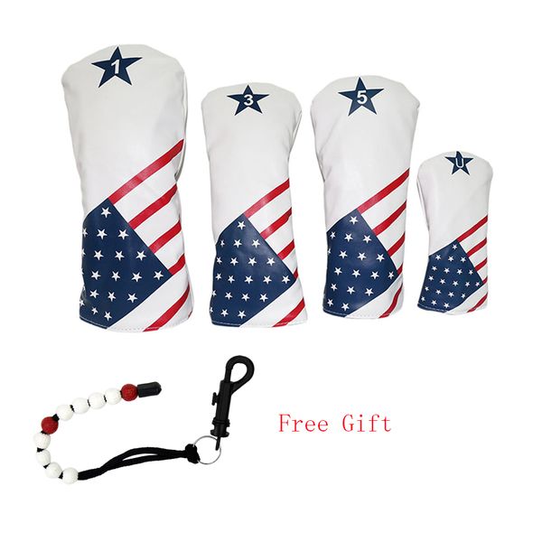 

4pcs/set waterproof golf club head cover wood