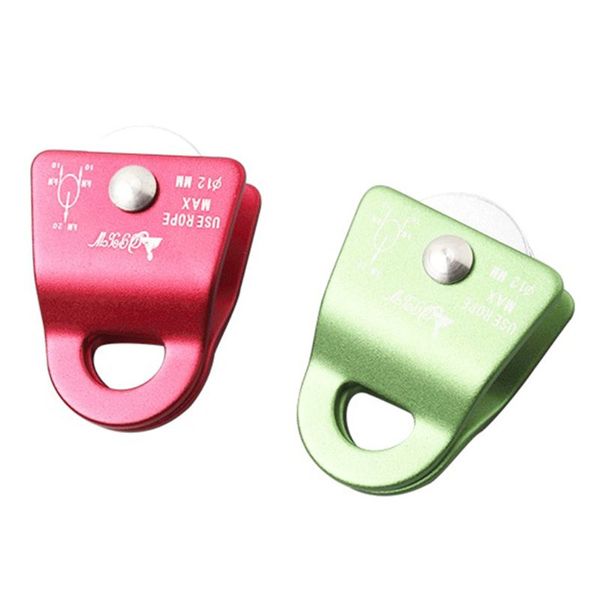 

2000kg flexible active pulley block 360 degree swivel pulley for outdoor rock climbing rope ice belt lifting sling