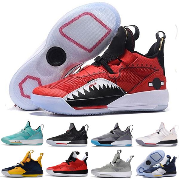 

2020 новый jumpman xxxiii 33 дети mens ретро ботинки баскетбола высокого качества 33s multicolors черный белый зеленый желтый кроссовки крос, Black