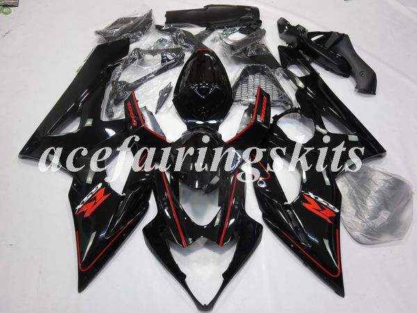 

4gifts new abs motorcycle full fairings kits fit for suzuki gsx-r1000 k5 2005 2006 05 06 bodywork set custom black