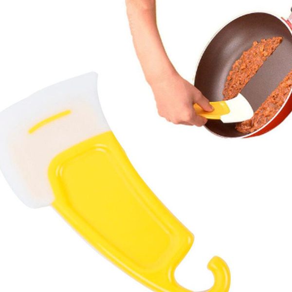 

kitchen oil scraper pan shovel silicone spatula washing scraper silicone cleaning brush pan kitchen tools wy456q