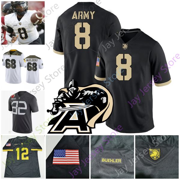 

2020 army black knights football jersey ncaa college kelvin hopkins jr. christian anderson connor slomka artice hobbs iv riley smith walker, Black;red