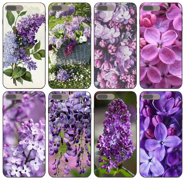 

tongtrade] purple lilac flowers colorful case for iphone 11 pro x xs max 8s 7s 6s 5s plus samsung a60 a6s honor 8x 9x sony z1 compact case
