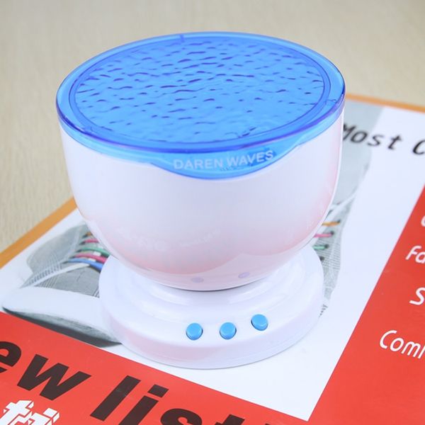 

brelong jiawen океан морские волны led ночник проектор динамик лампа, рождественский подарок бесплатная доставка синий