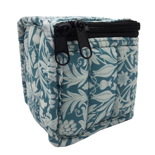 

9 grids storage bag carrying printing shockproof zipper cosmetics odorless essential oil box sub bottle travel case accessory