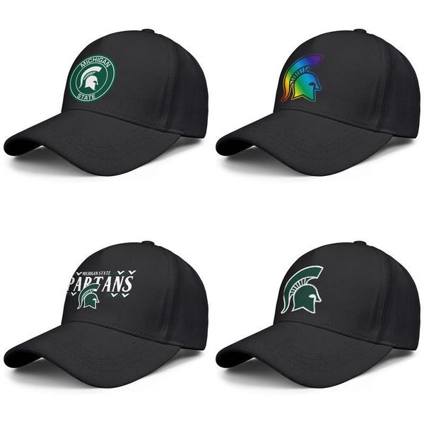 

michigan state spartans круглый логотип черные для мужчин и женщин дальнобойщик крышки прохлады приспособленного обычая создавать свои собст, Blue;gray