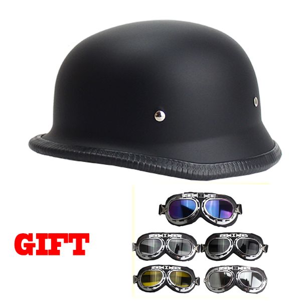 

german style dot approved half face motorcycle helmet helmet chopper cruiser
