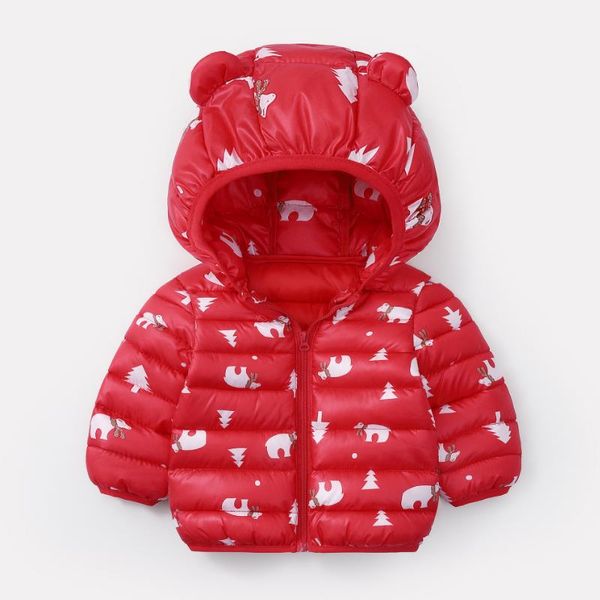 

toddler girl winter clothes boys bear printed warm jackets coat baby girls jackets kids hooded outerwear children clothes1-5y, Blue;gray