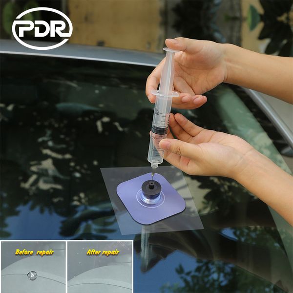 

pdr car window glass repair tools kit windshield vacuum pressure repair kits glass scratch windscreen crack restore