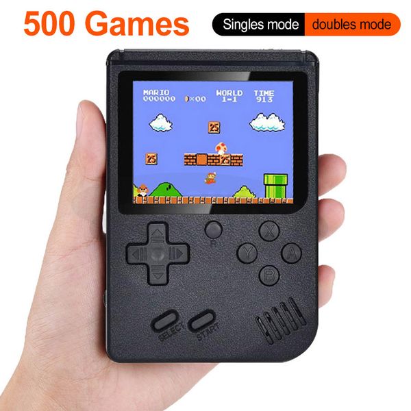 

новый 500 игр 800mah аккумулятор ретро видео портативная игровая консоль 3.0 дюймовый жк-плеер для ребенка