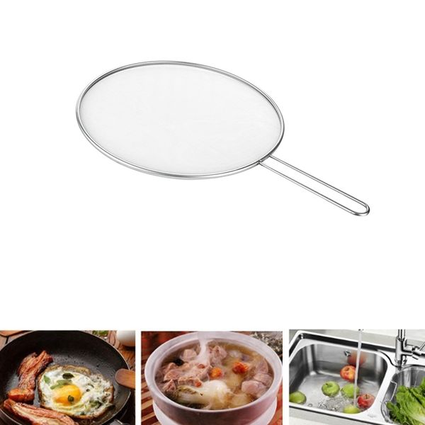 

2pcs из нержавеющей стали взрывозащищенной крышки anti-smoke брызгозащищенной экран фильтра изоляции масла крышки сетки пот крышка (серебро