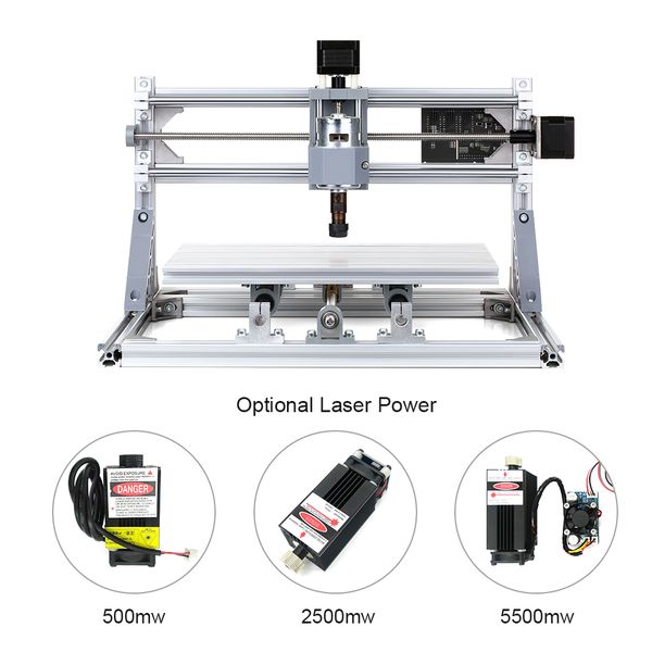 

laser engraver cnc router kit cnc machine tool laser engraving machine grbl control milling engraving with er11 collet