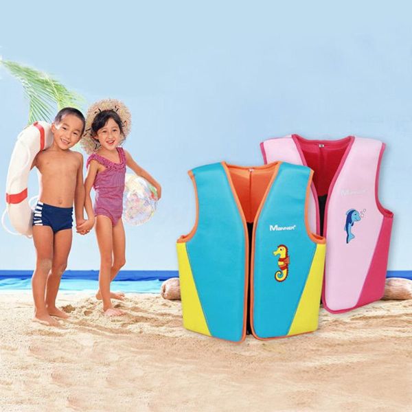 

professional children life vest jackets inflatable swimming life vest kids baby learn swimming buoyancy pool floats safety