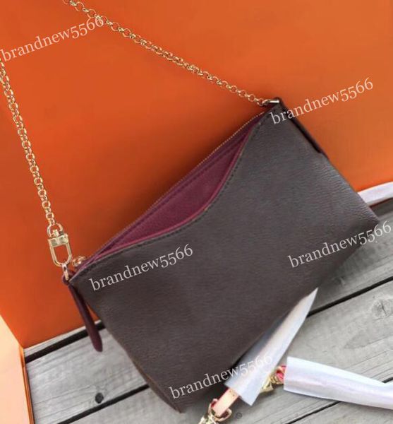 

wholesale genuine leather women's palls cluthes chain purse 44037 wallets female crossbody bag shoulder messenger designer handbag