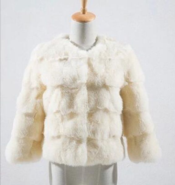 

woman spring autumn euramerican new fund tide high-quality goods individual character is big short money 7 minutes sleeve furs coat / m-2xl, Black