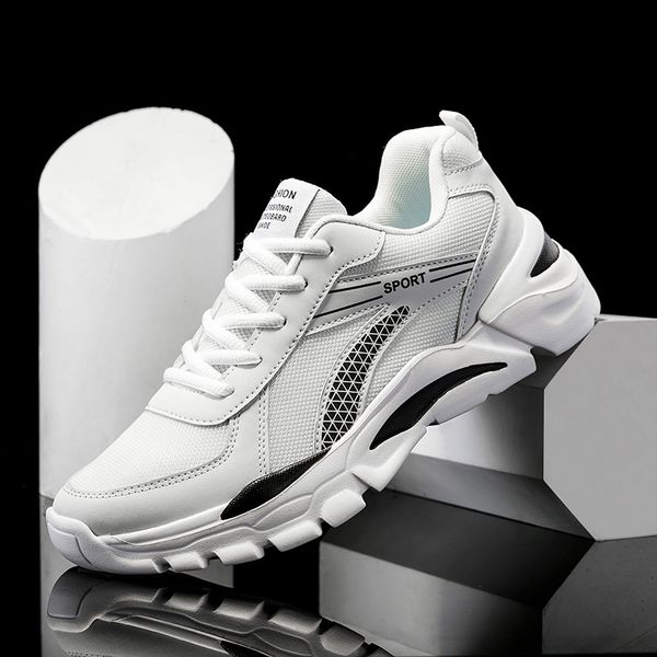 

men shoes breathable tennis summer running lightweight sneakers men sport comfortable leisure mens shoes casual, Black