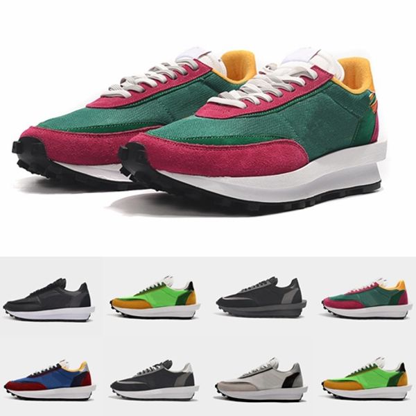 

2019 new sacai ldv waffle running shoes women mens designer sneakers trainers pine green gusto varsity blue des chaussures schuhe zapatos