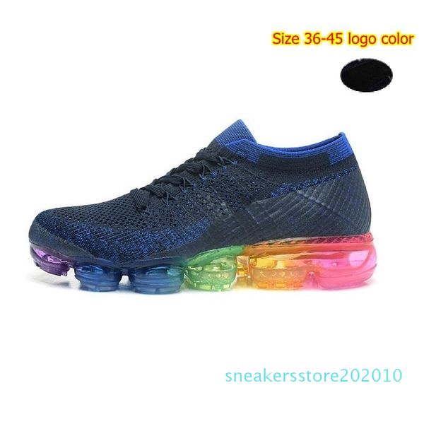 

2020 вскользь ботинок ткацких гонщик ourdoor спортивной спортивные walking для женщин мужчин моды розовых повседневной размер 36-45 s10, Black