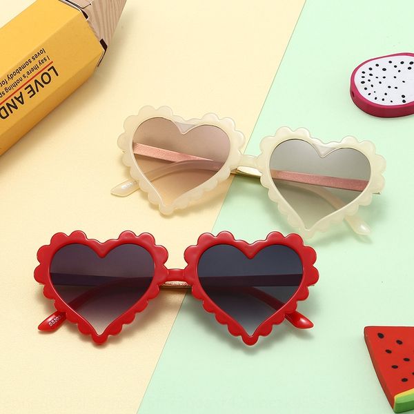 

cute heart-shaped children's personalized sun sunglasses flower love children's sun glasses 2033, Blue