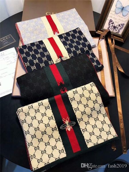 

fashion boutique men and women knitting wool scarf casual warm elegant scarf autumn and winter brand comfortable scarf, Blue;gray