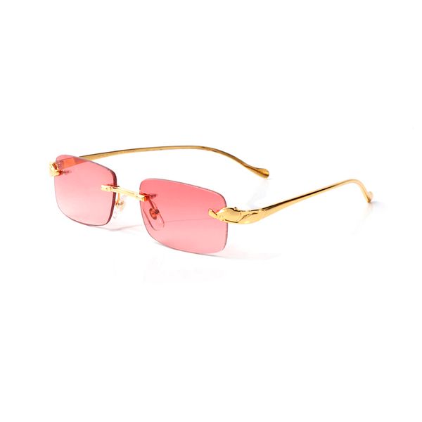 

france brand designer luxury glasses plain mirror glasses gold leopard metal frame clear lens optical men glasses with original box case, White;black