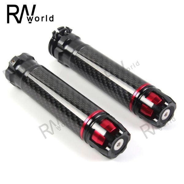 

1pairs universal 7/8" 22mm carbon fiber for r1200gs r 1200 gs motorcycle handlebar grip handle bar motorbike handlebar grips