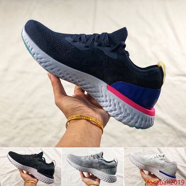 

latest flight epic s0uth reactive pixel 8 men s running shoes academy navy triple dark blue knit designer sneakers