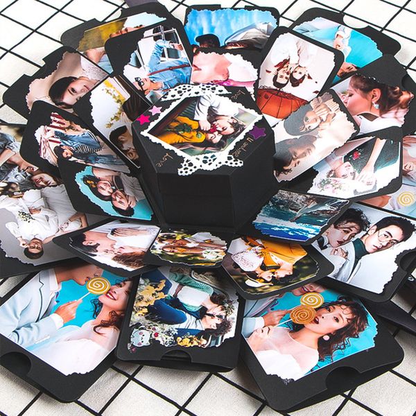 

surprise party's love explosion box gift explosion for anniversary scrapbook diy p album birthday christmas gift