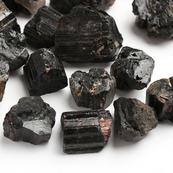 

50g / пакет natural black турмалин кристалл gemstone коллекционирование грубого rock минеральных образцы healing stone home decor