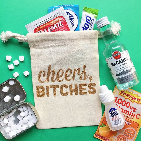 

hen weekend bag customized bachelorette party oh shit kit bag welcome hangovers bags party favor gift bags emergency kit