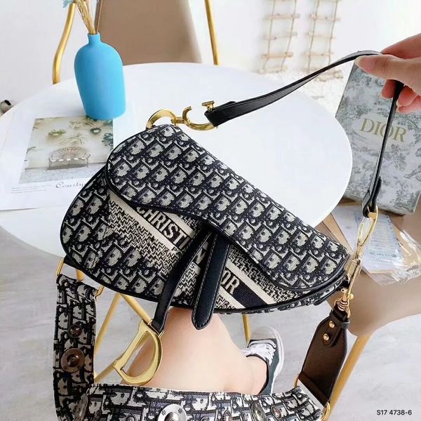

Marketing 2019 late t popular de igner luxury handbag women 039 houlder bag ladie di 039 or addle bag color mixing, Black