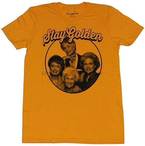 

men golden girls stay golden graphic t-shirt picture frame, White;black