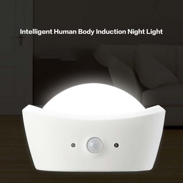 

brelong led human body induction night light pir motion sensor light for corridors, bedrooms, bathrooms 1 pc