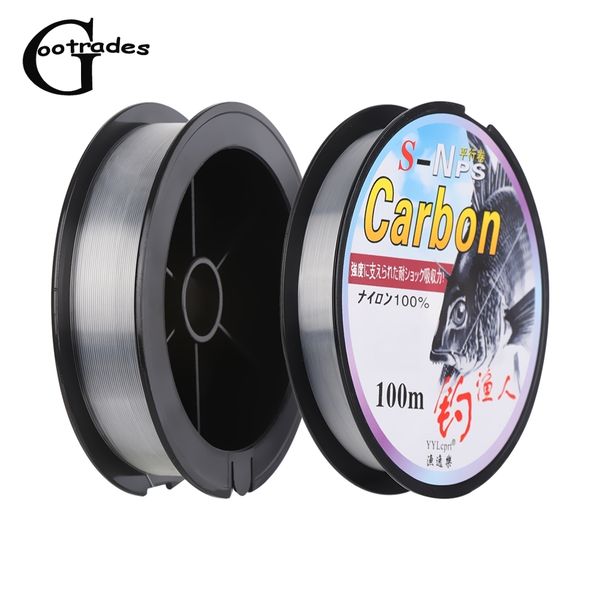 

100m nylon fishing line monofilament japanese material for saltwater carp fishing fluorocarbon line fish accessories