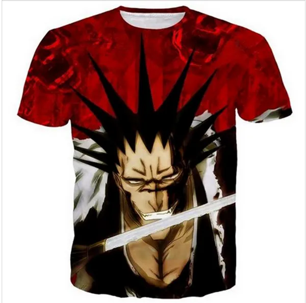 Neue Mode Paare Anime BLEACH Lustige 3D T-shirt Casual Sommer Stil Männer Frauen Tops Kurzarm Kreative Gedruckt Tees ZC034