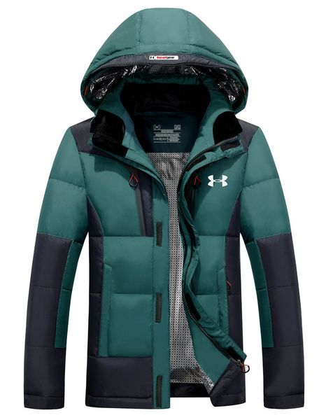 

ua american brand luxury down jacket outdoor fashion windbreaker trend casual jacket comfortable wild jacket classic hoodie, Black