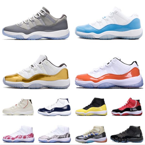 

new 11 xi mens basketball shoes concord bred olive lux platinum tint space jam unc 2020 xi designer shoes men sport sneakers 36-47